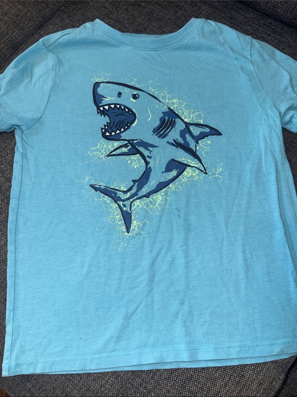 Cat & Jack Bright Turquoise Crewneck Tee